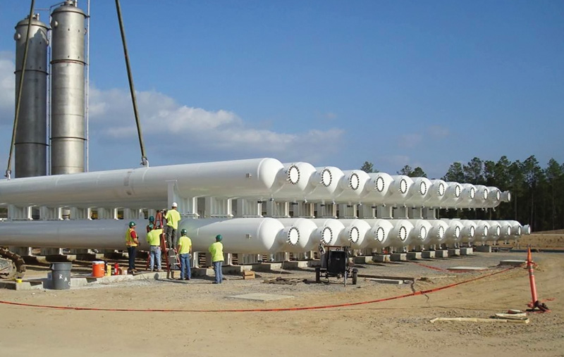 NASA gas storage facility - Vector Flangelok manways NASA gas storage facility - Vector Flangelok manways